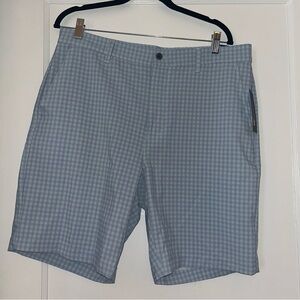 Men's blue w/navy checked shorts NWT size 36 by Jack Nicklaus great for golf